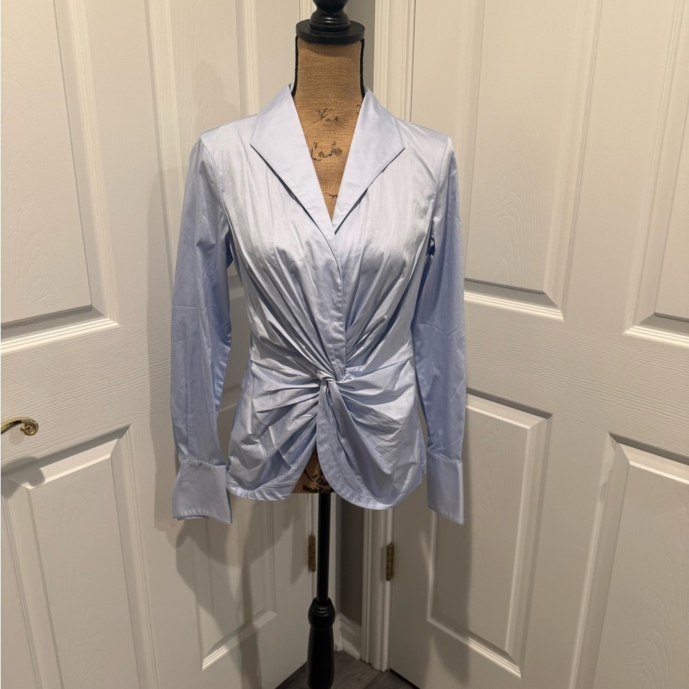 New With Tags Eye Shirts  Elegant Blue Women's Top. Size 8. Retail Price $170!